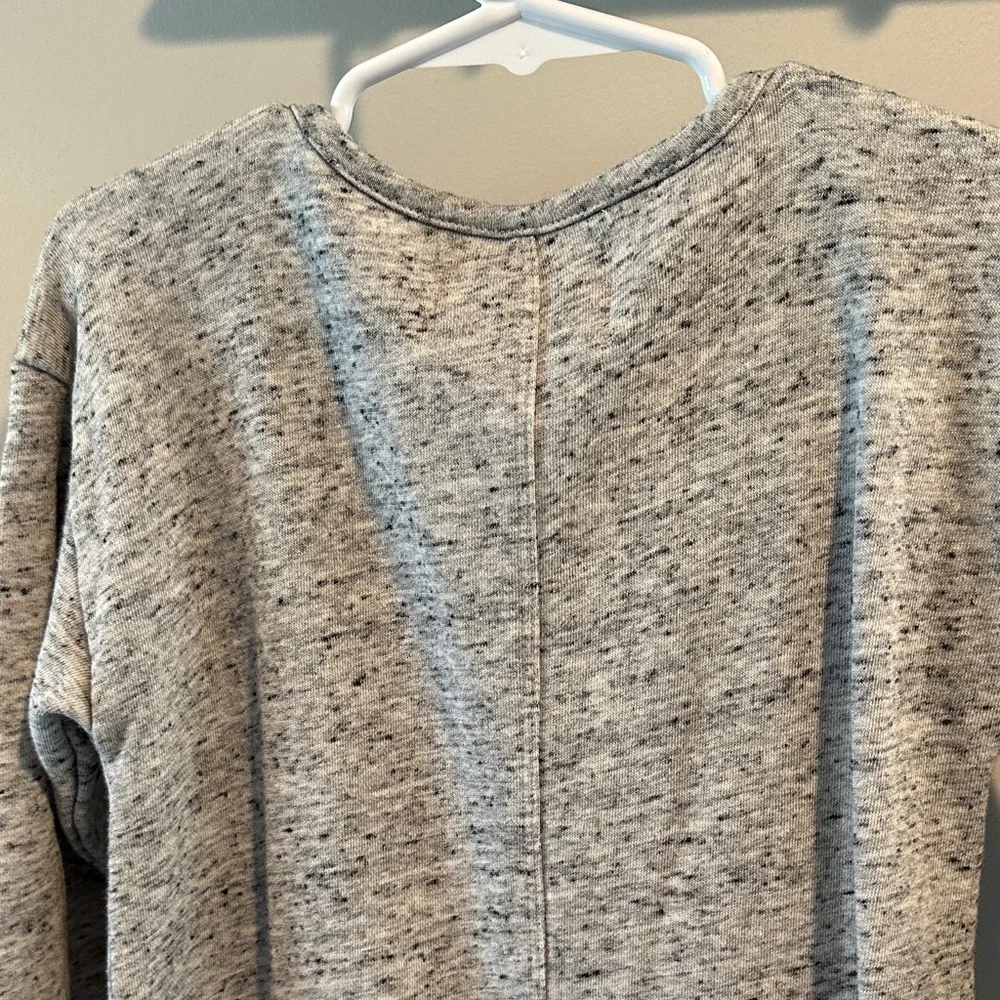Old Navy 5T Heathered Gray Long Sleeve‎ Knit Romper